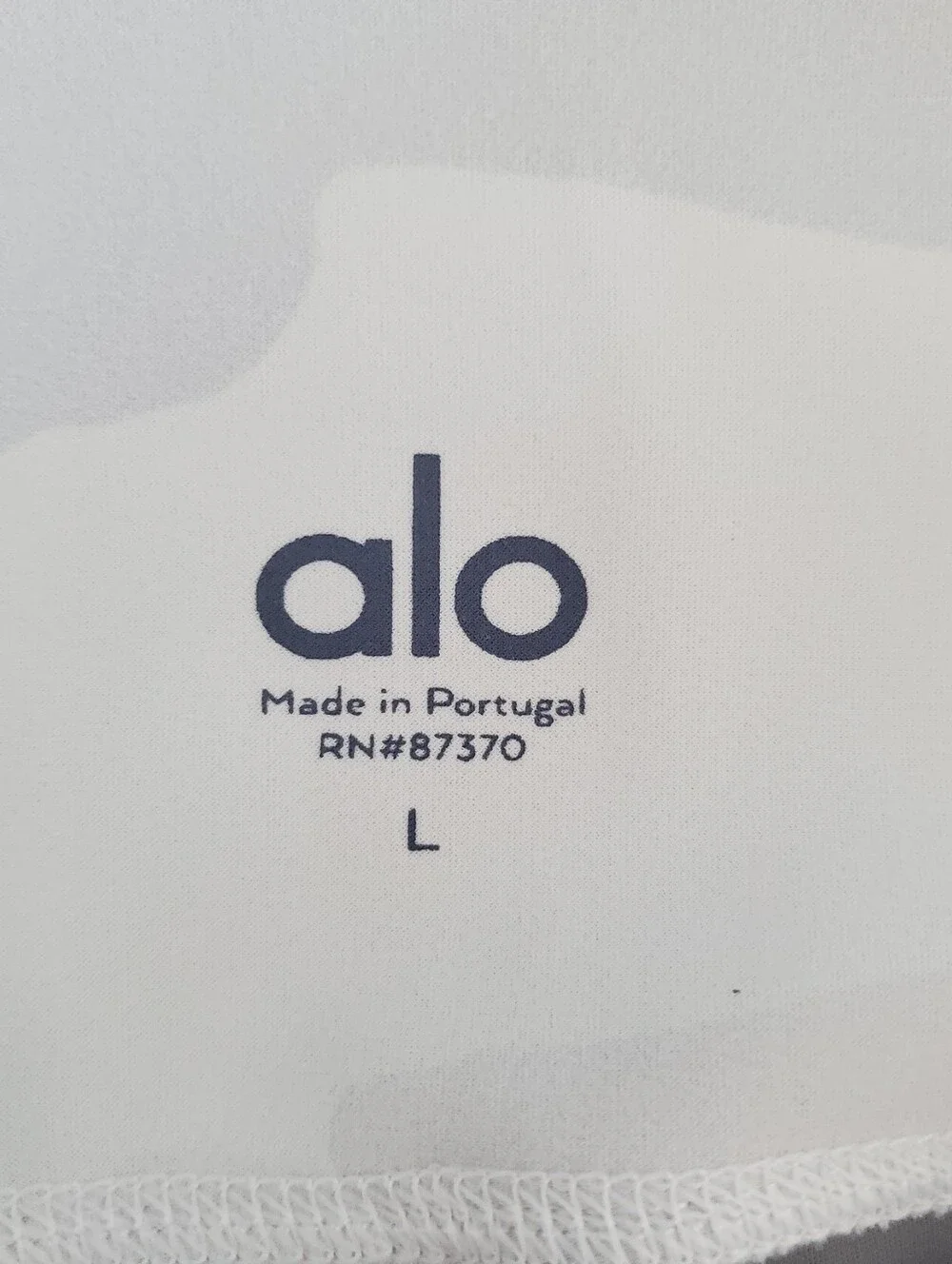 Alo Yoga High-Waist White Camo Vapor Legging Size Large